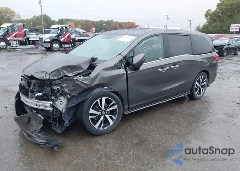 2018 Honda Odyssey Elite from USA, damaged, VIN 5FNRL6H94JB054974